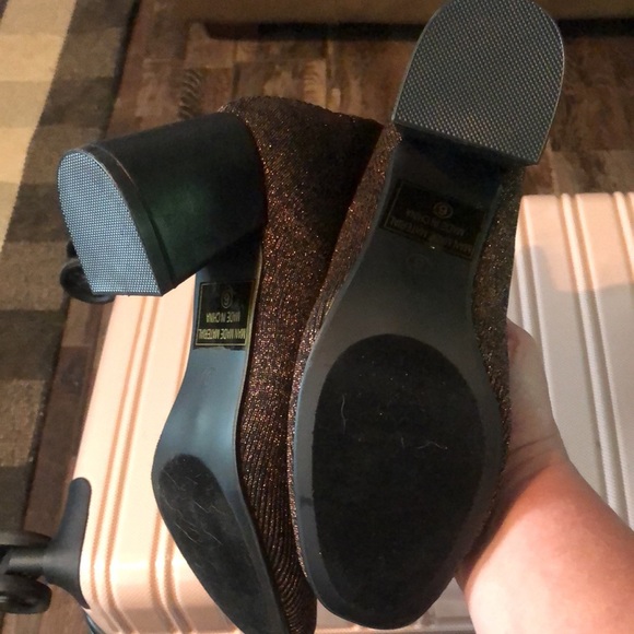 NWOB Nature Breeze copper/black sparkly knit boots Size 6 - Picture 5 of 5